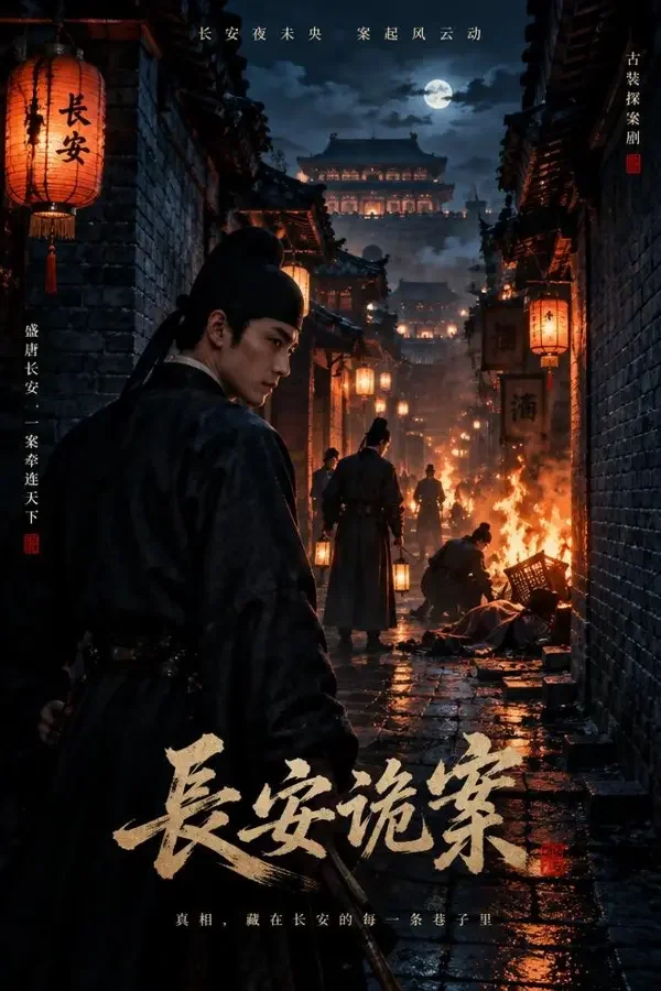 长安巷火封面图，古装 / 探案类型影视作品